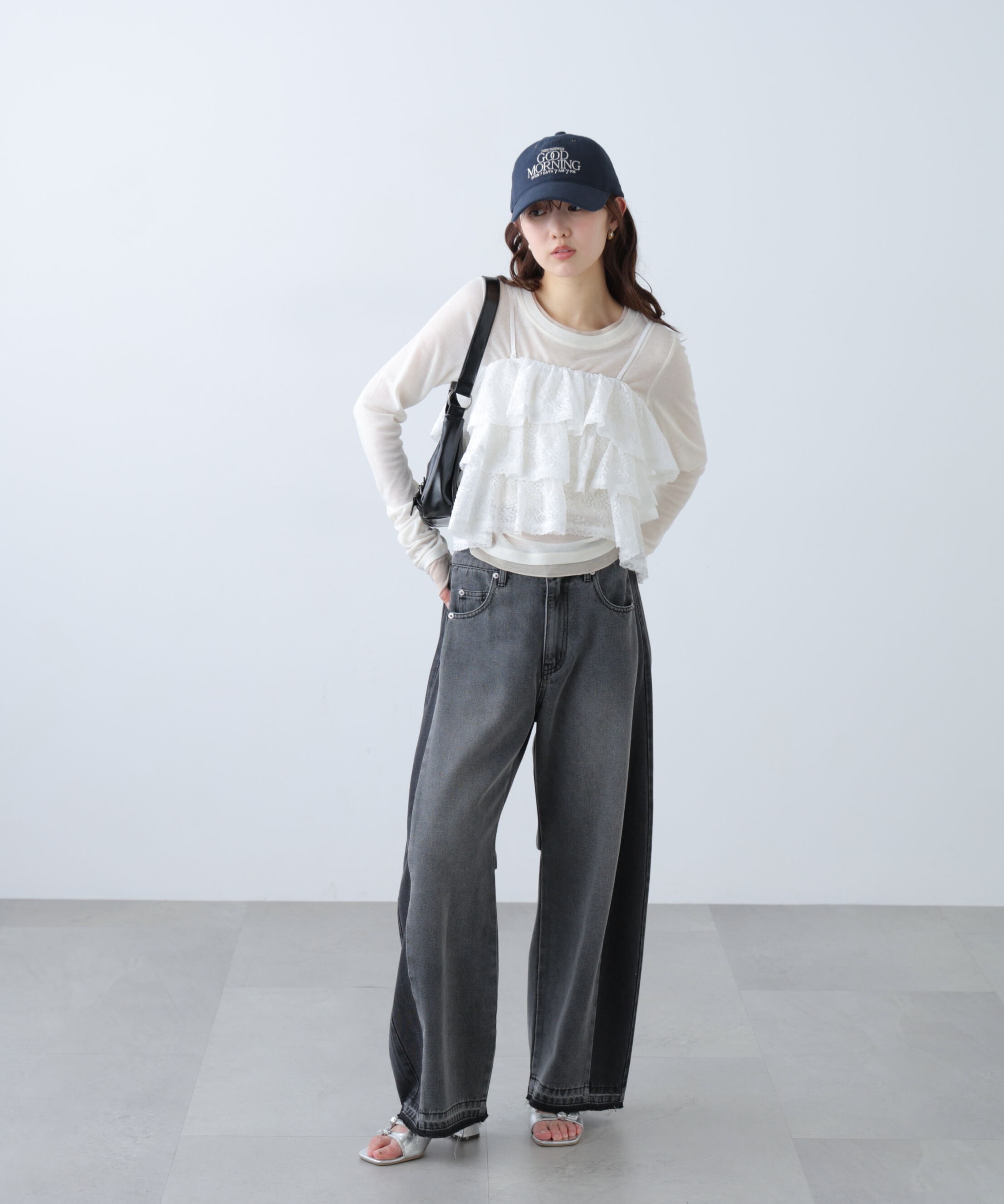  「ティアードフリル2wayビスチェ」|シャツ・ブラウス|