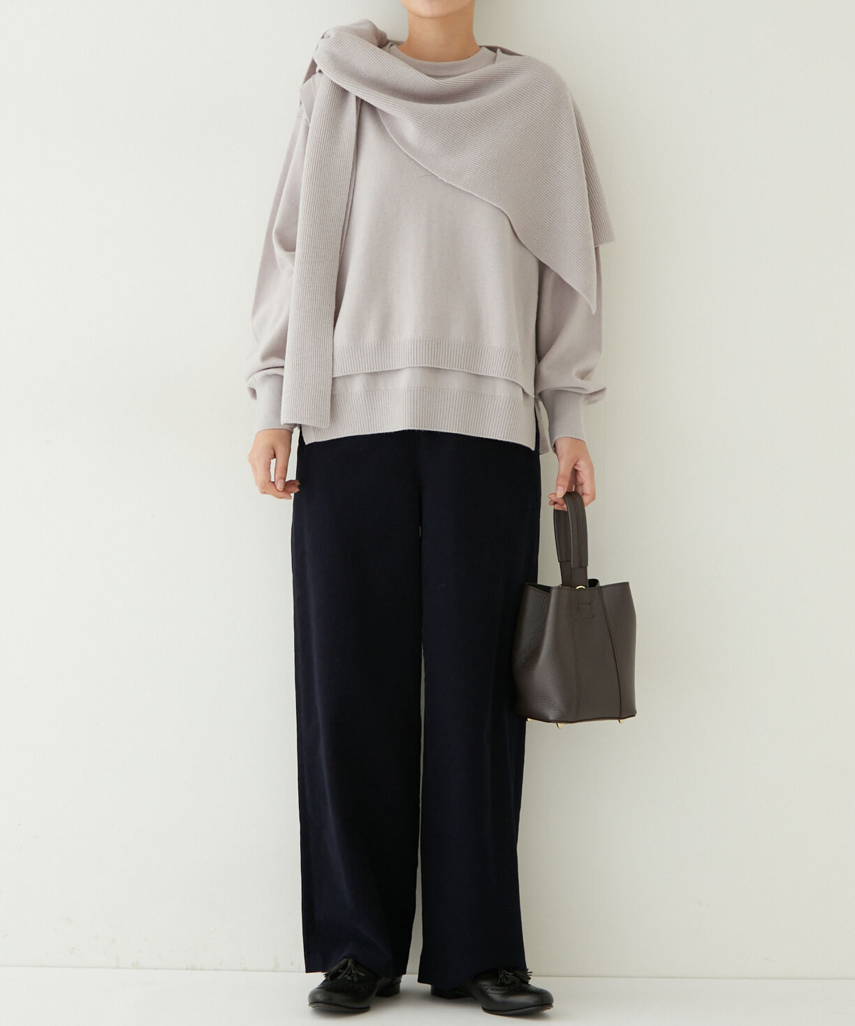  「 ◆コンポーネントニットマフラー」|バンダナ・スカーフ|