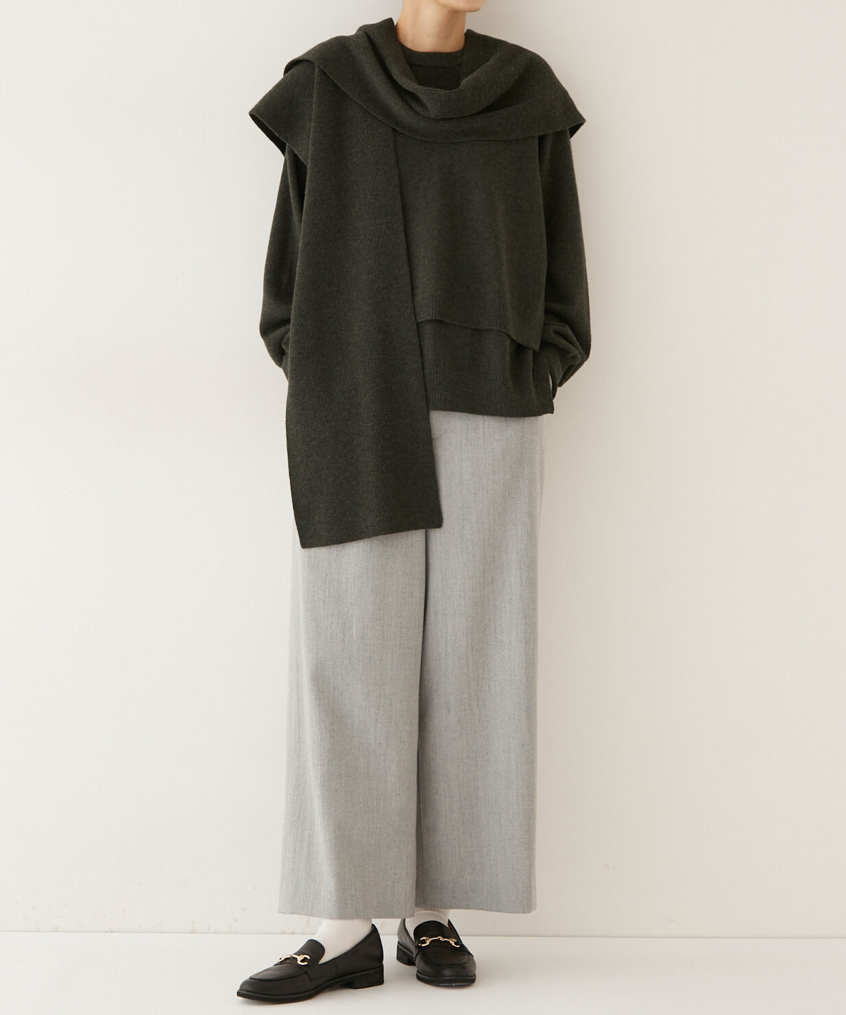  「 ◆コンポーネントニットマフラー」|バンダナ・スカーフ|