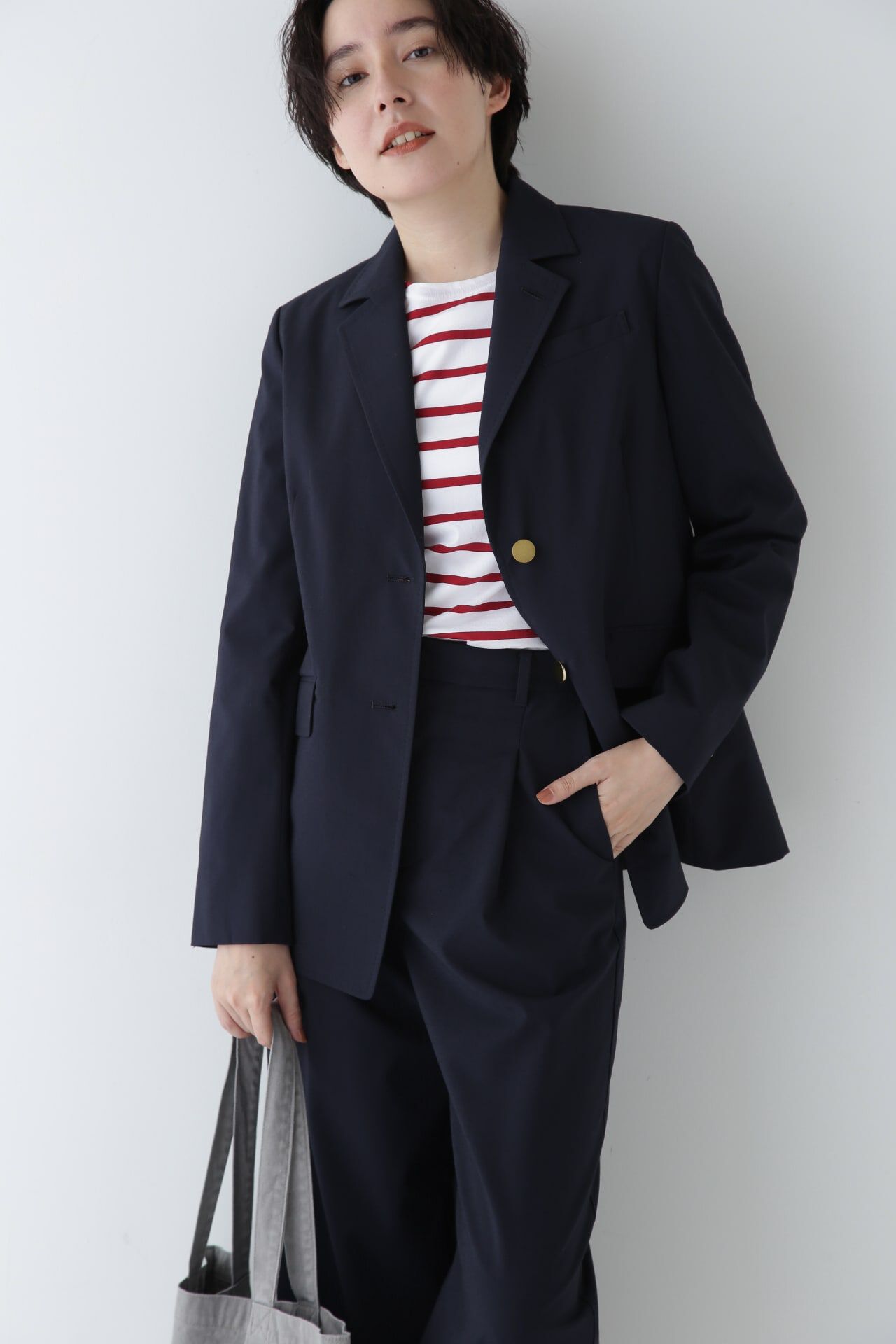  「◆Pレーヨン麻ポプリンテーラードジャケット」|その他|