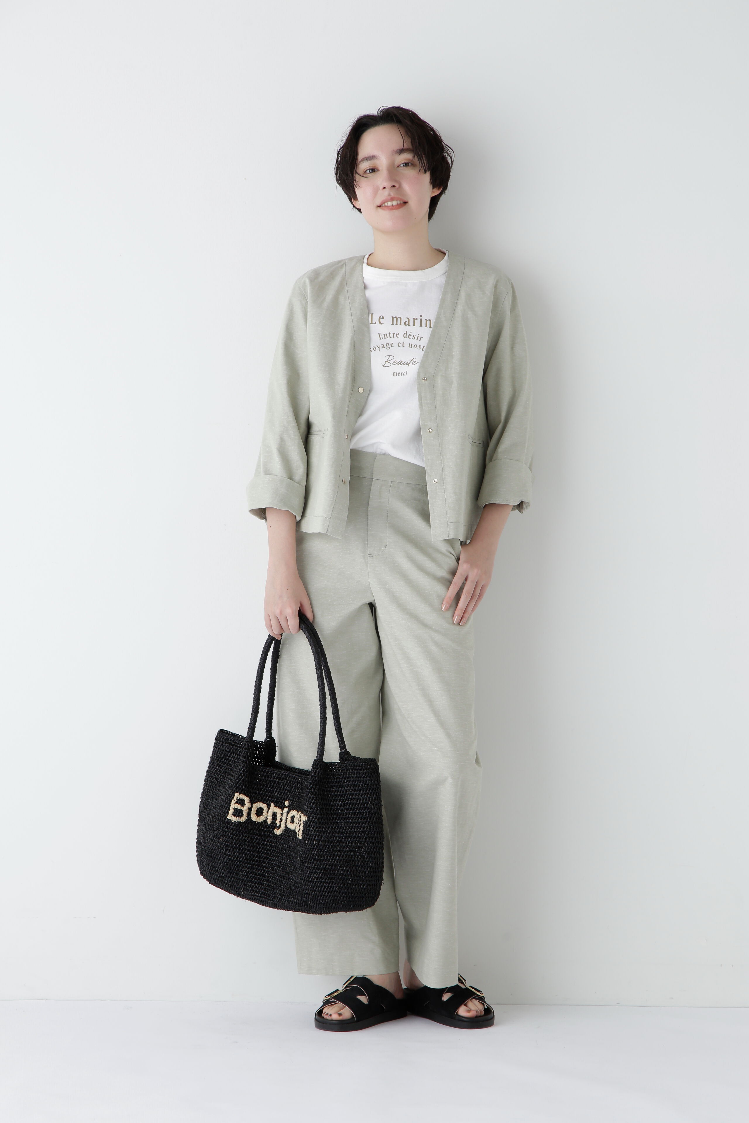  「◆リサイクルコットン度詰天竺Ｔシャツ」|Tシャツ・カットソー|