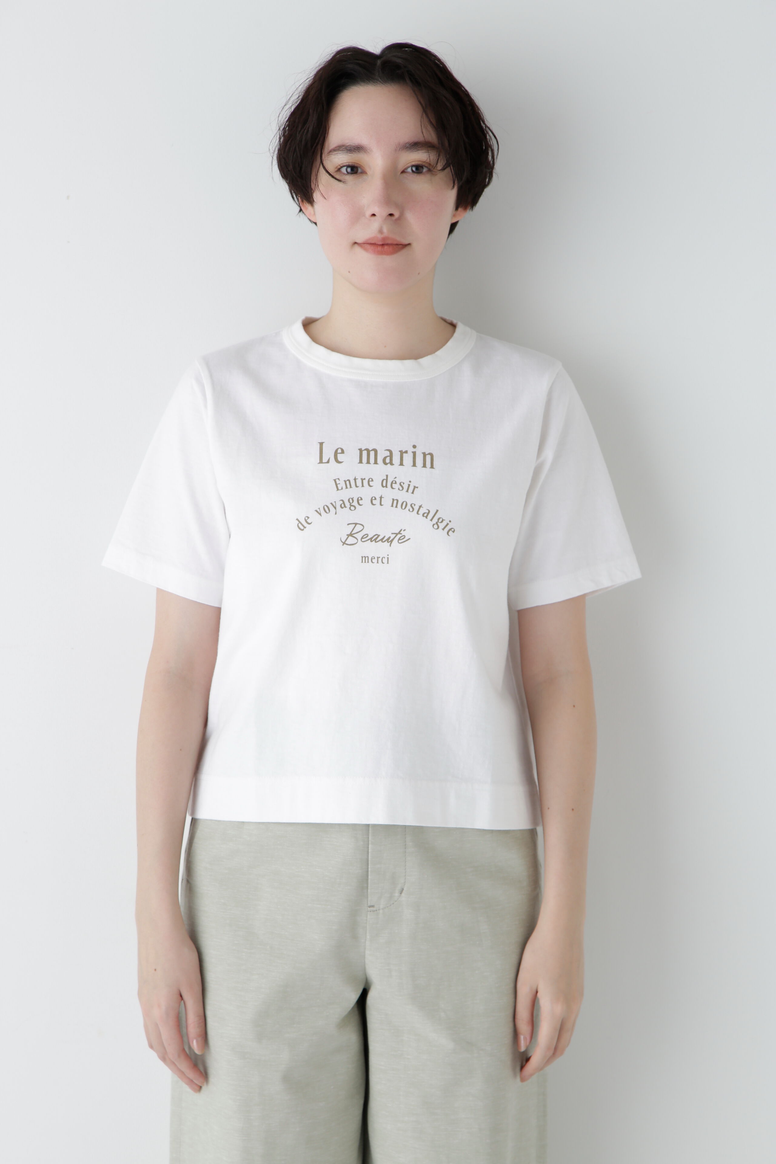  「◆リサイクルコットン度詰天竺Ｔシャツ」|Tシャツ・カットソー|