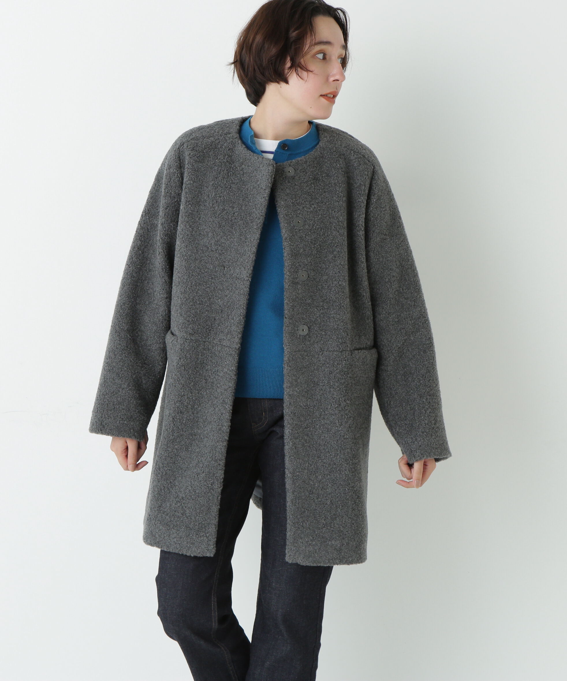  「◆ボアノーカラーコート」|その他|