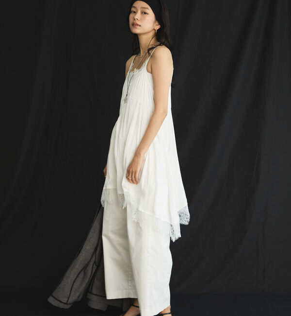 Doux archives「ヴィンテージサテンレースキャミ」|シャツ・ブラウス|