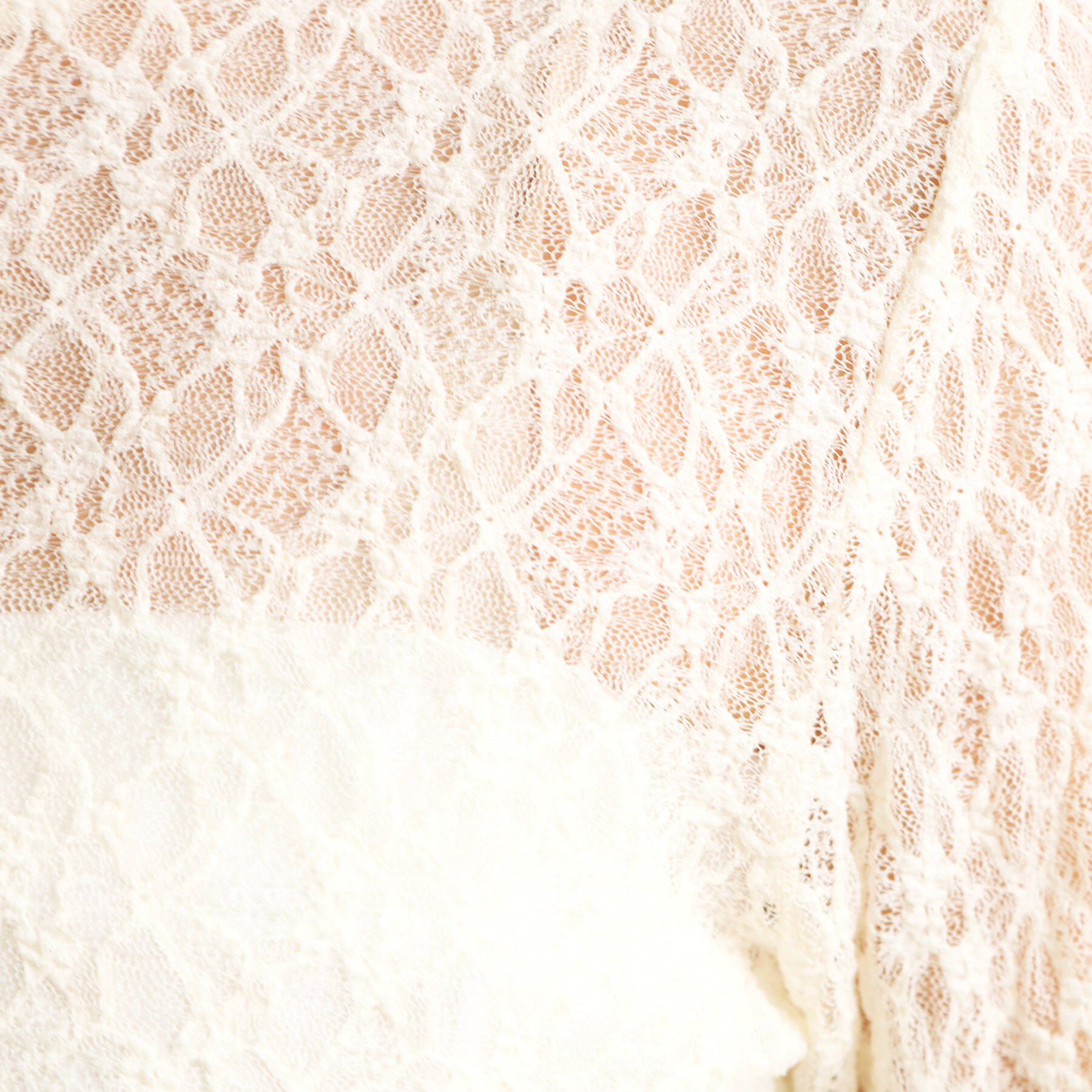 SHOO･LA･RUE「【S-LL】上品なレースハイネックトップス」|Tシャツ・カットソー|