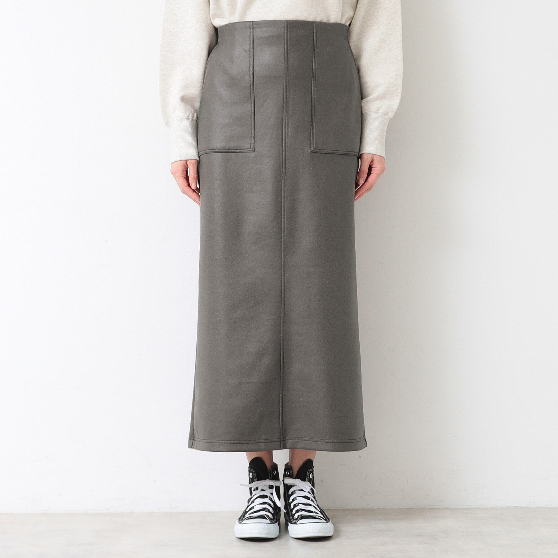 Dessin「【洗える】ベイカーポケット付ストレートスカート（S～L）」|スカート|