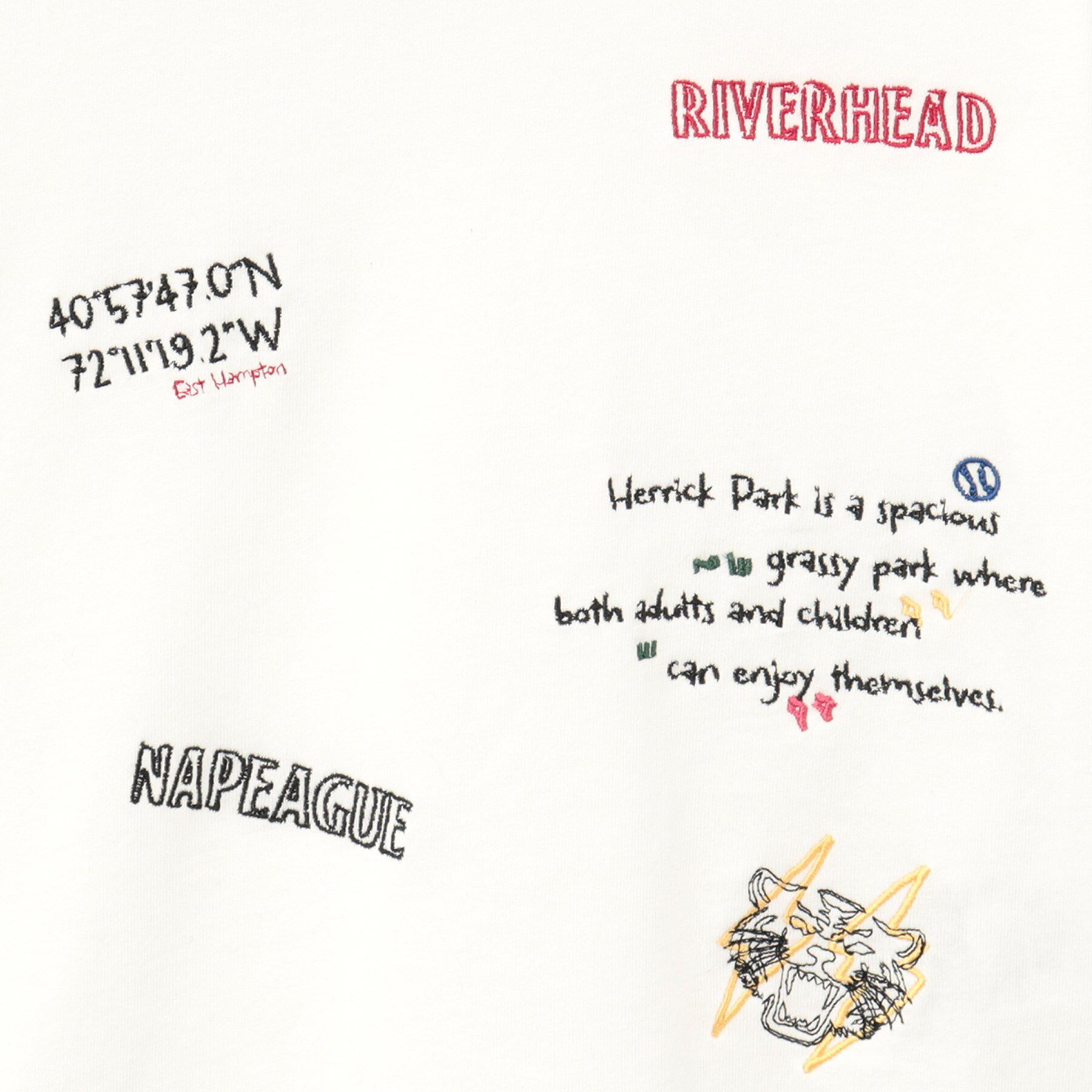 Dessin「【リンクコーデ/洗える】刺繍Tシャツ」|Tシャツ・カットソー|