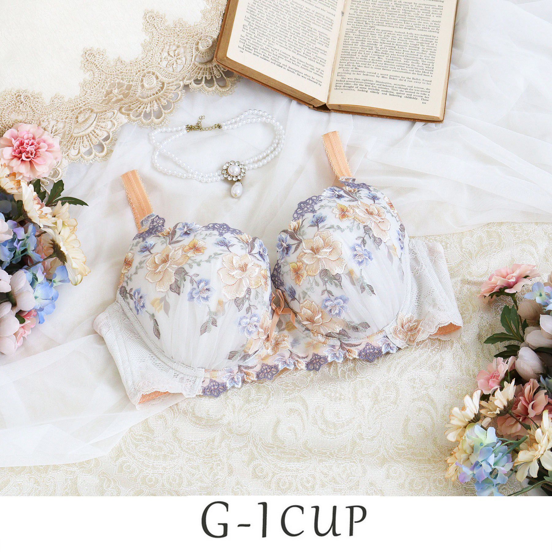 Risa Magli「ジェシー ブラジャー （G-I） ＜D Make Type＞」|インナー|オレンジ(065)