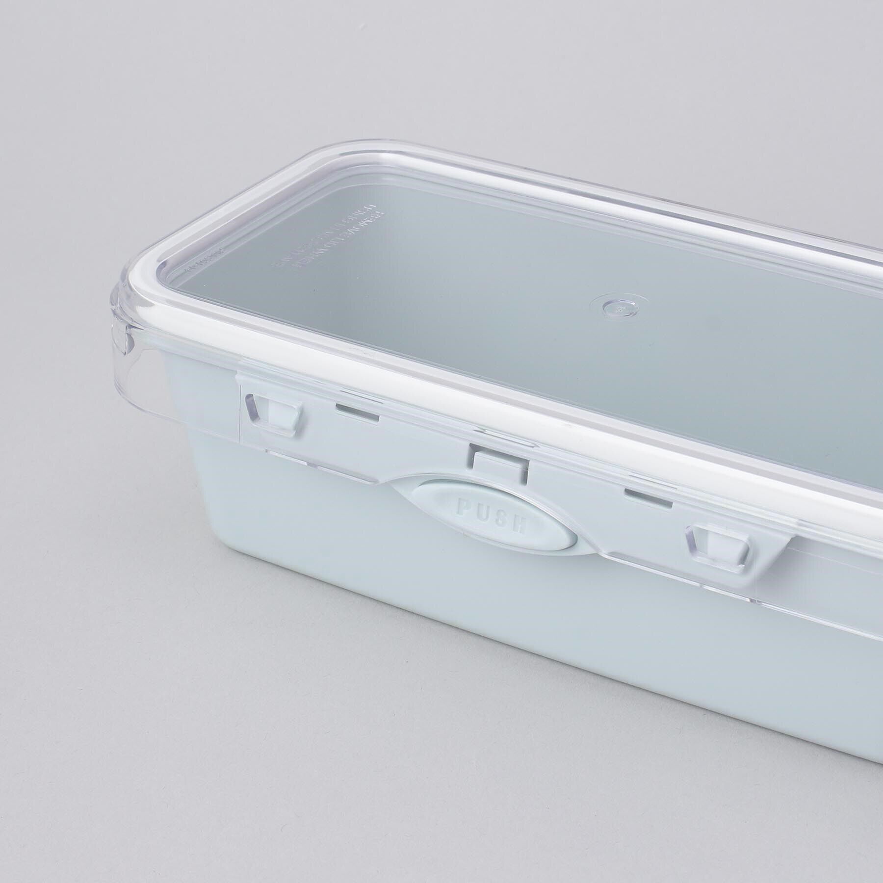 212 KITCHEN STORE「PUSH＆PUSH レクタングル 600ml BL」|食器・キッチングッズ|