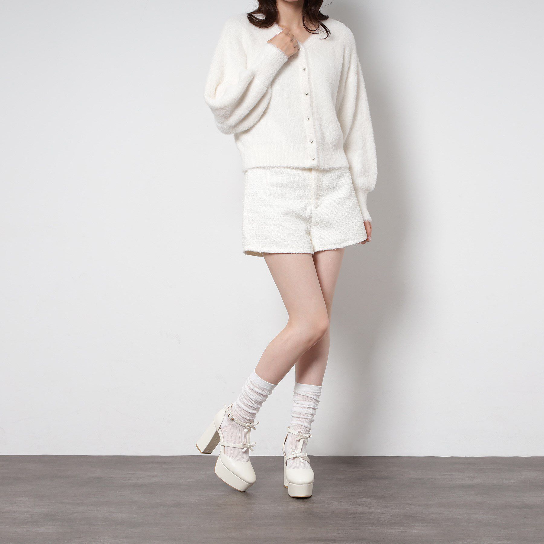 ESPERANZA「【ラク盛り/パンプス】リピーター続出／脚長美脚 ダブルリボン2WAYパンプス」|パンプス|