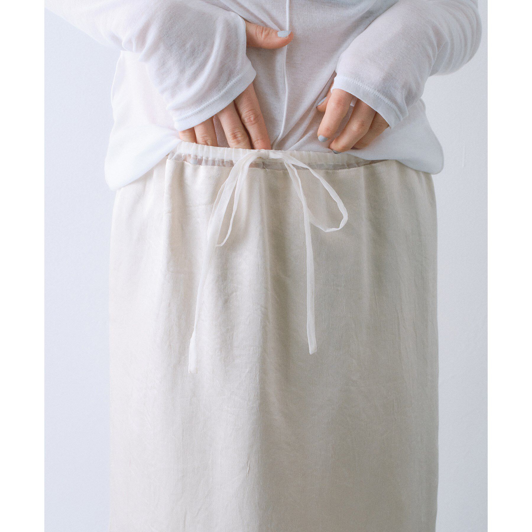 CODE A「sheer washer layered skirt」|スカート|