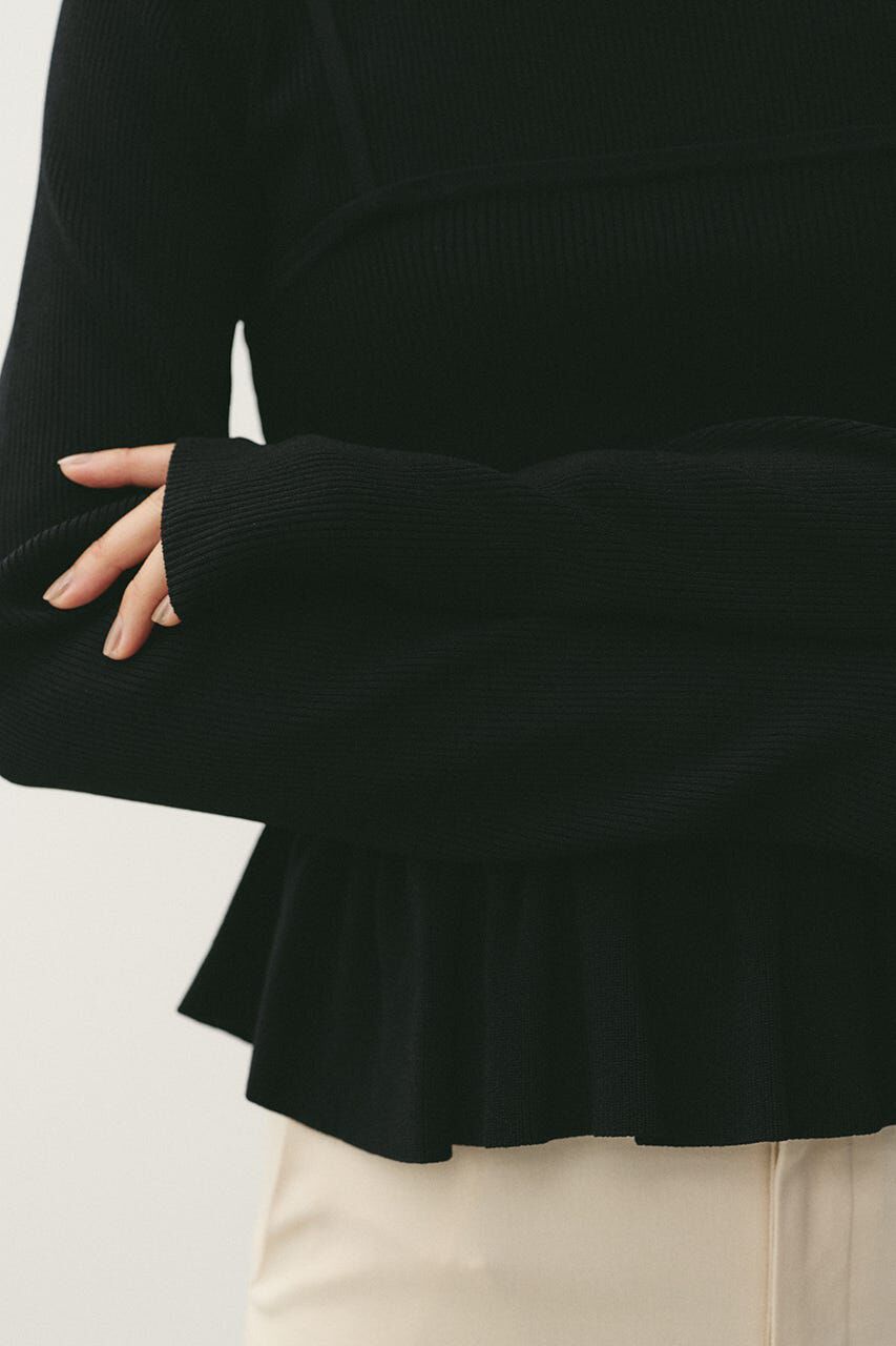 STYLEMIXER「2ピースペプラムドライニット」|ニット・セーター|