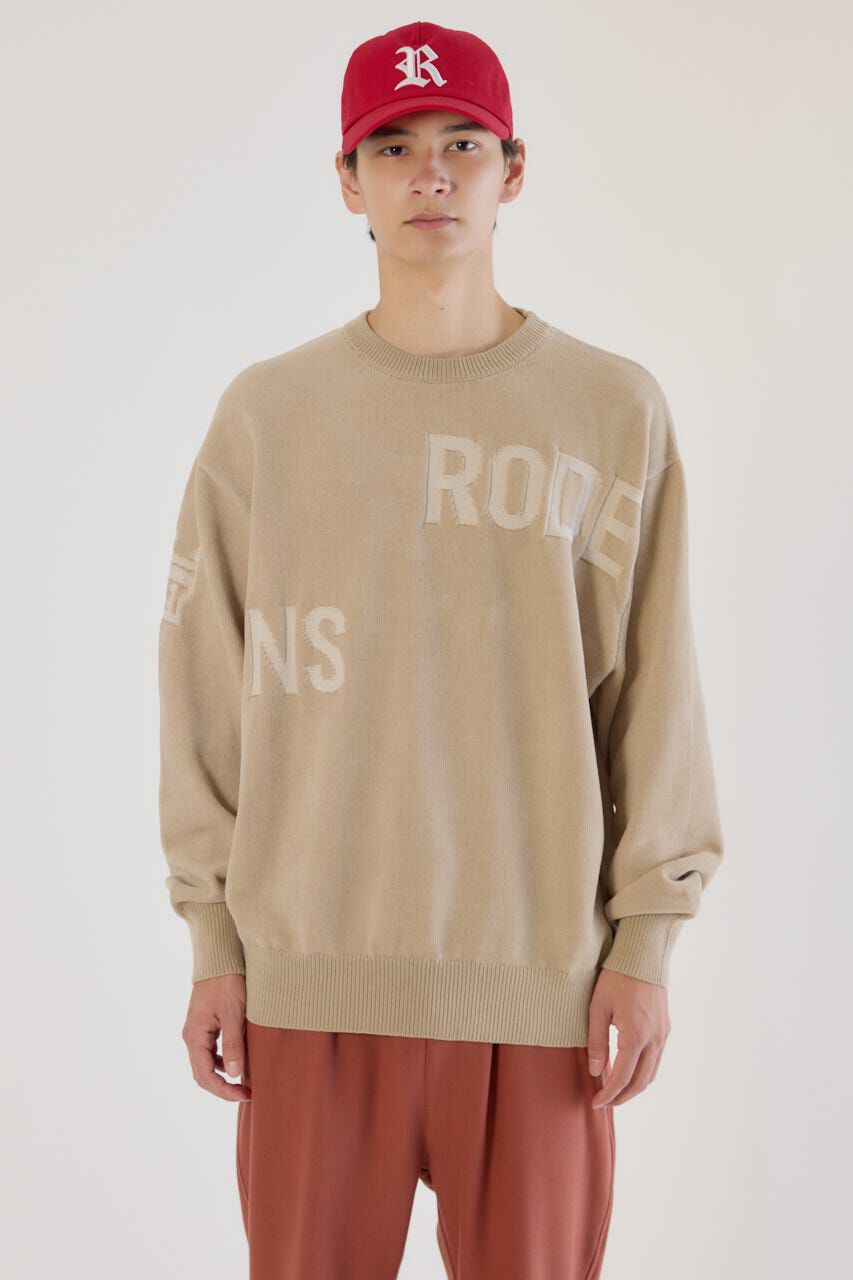 RODEO CROWNS「ランダムロゴモールニット」|ニット・セーター|