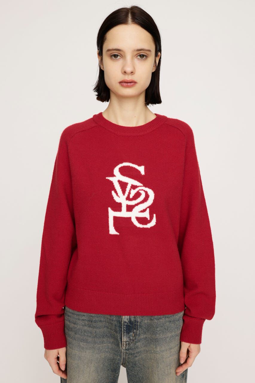 SLY「LOGO JQ KNIT トップス」|ニット・セーター|
