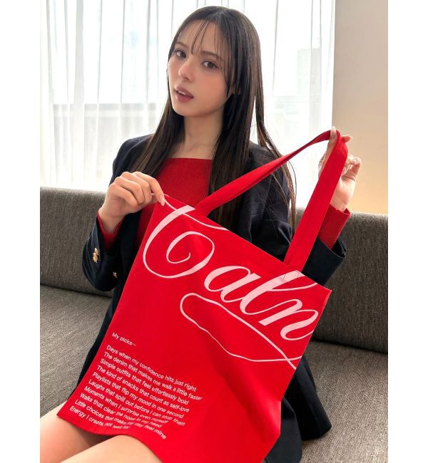 CALNAMUR「ナイロントートロゴバッグ」|トートバッグ|