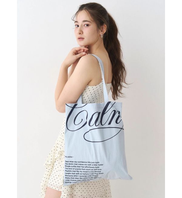 CALNAMUR「ナイロントートロゴバッグ」|トートバッグ|