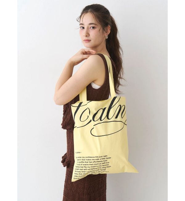 CALNAMUR「ナイロントートロゴバッグ」|トートバッグ|