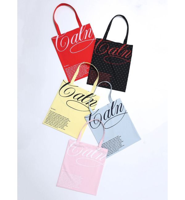 CALNAMUR「ナイロントートロゴバッグ」|トートバッグ|