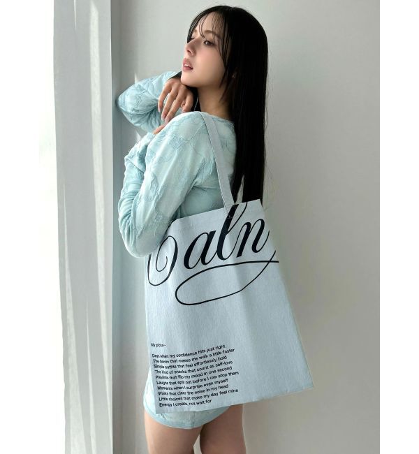 CALNAMUR「ナイロントートロゴバッグ」|トートバッグ|