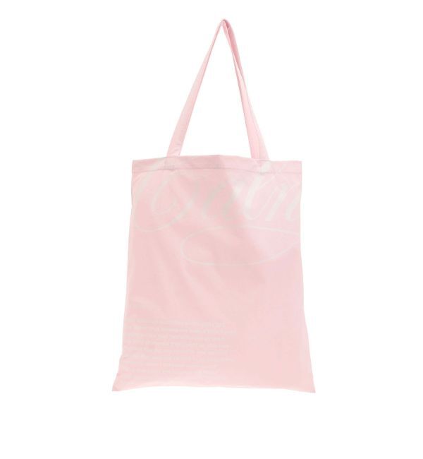 CALNAMUR「ナイロントートロゴバッグ」|トートバッグ|ピンク