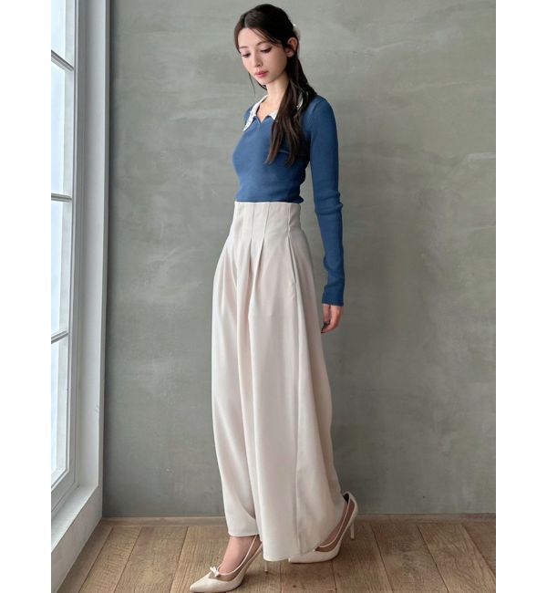 RESEXXY「タックデザインフレアパンツ」|その他|