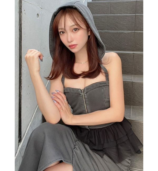 RESEXXY「フーディベアトップス【セットアップ着用可能】」|キャミソール|