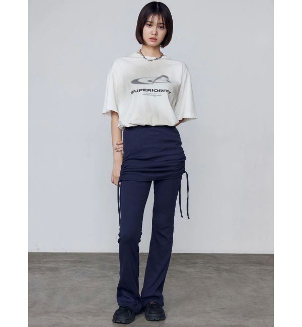 EMODA「レイヤースカートフィットフレアパンツ」|その他|