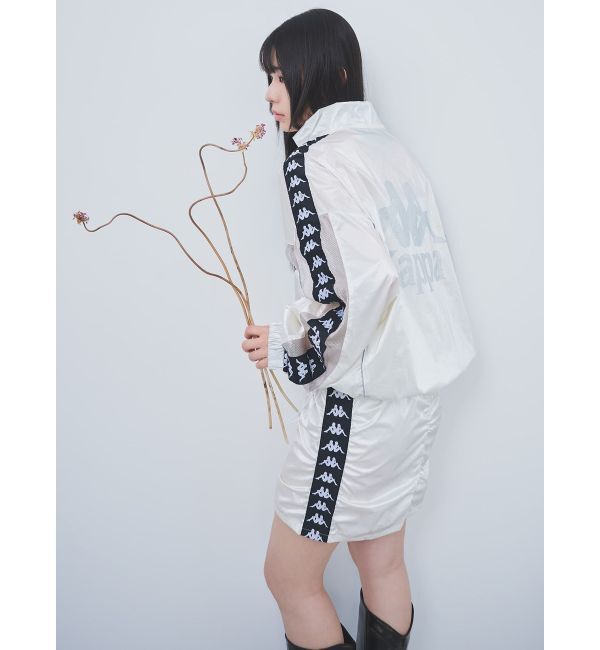 MURUA「【Kappa】シャーリングナイロンスカート【セットアップ着用可】」|スカート|