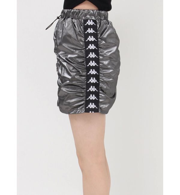 MURUA「【Kappa】シャーリングナイロンスカート【セットアップ着用可】」|スカート|