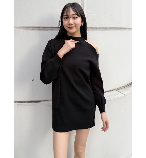 MURUA「アシメショルダーミニワンピース」|ワンピース|