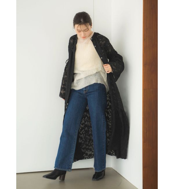 Ungrid「スリーブデザインジャカードワンピース」|ワンピース|