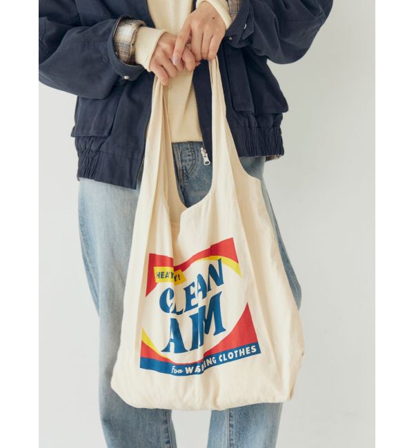 Ungrid「カラーロゴエコBAG」|トートバッグ|