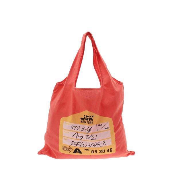 Ungrid「カラーロゴエコBAG」|トートバッグ|