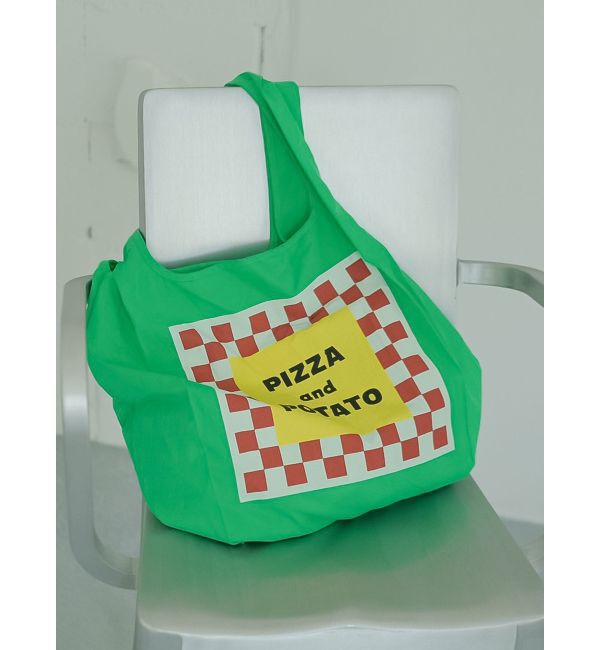 Ungrid「カラーロゴエコBAG」|トートバッグ|