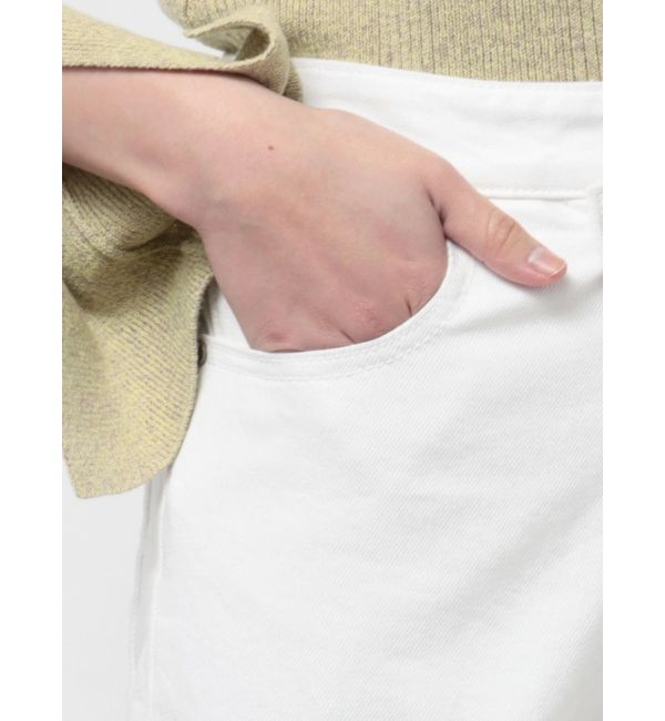 LAGUNAMOON「ウエストアシンメトリーデニムパンツ」|デニム|