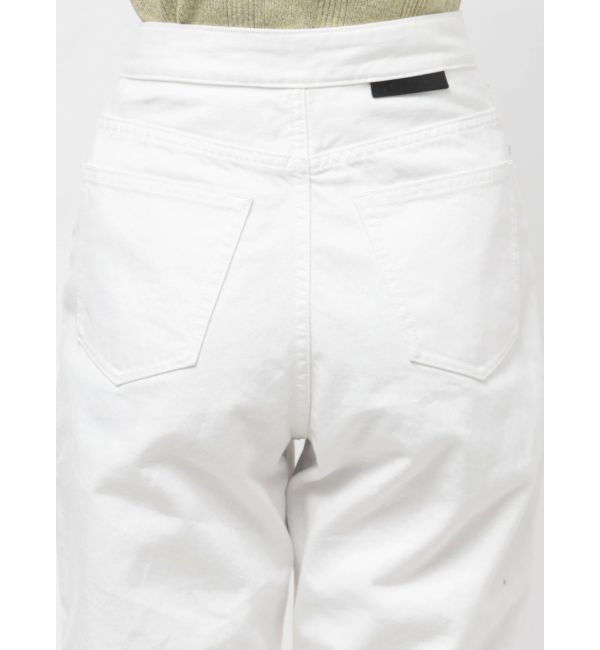 LAGUNAMOON「ウエストアシンメトリーデニムパンツ」|デニム|