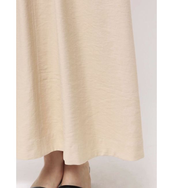 LAGUNAMOON「【追加生産/新色追加】フロントZIPウエストタックワンピース」|ワンピース|