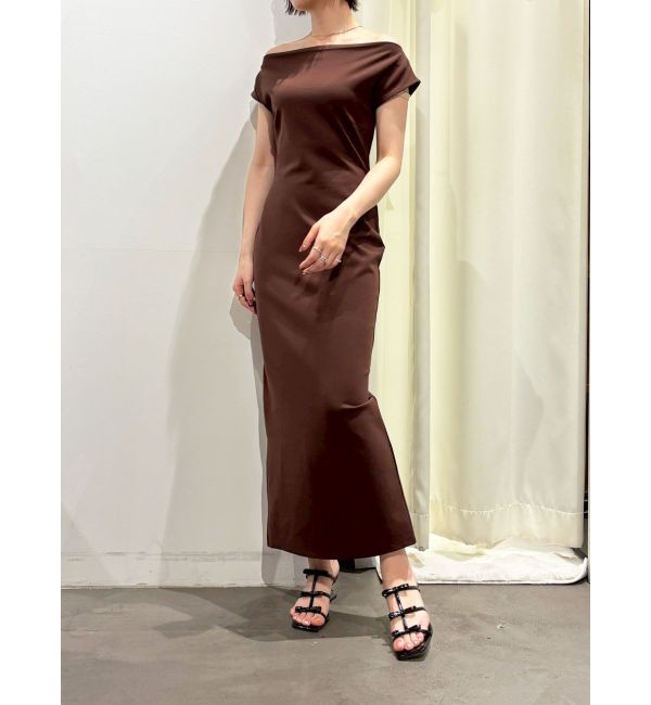 LAGUNAMOON「オフショルボートポンチワンピース」|ワンピース|