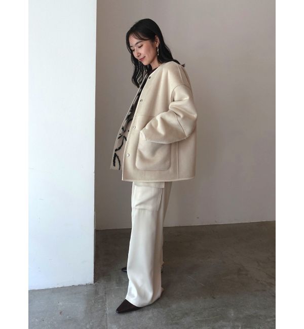 LAGUNAMOON「【REVIVAL】リバーシブルボアブルゾン」|その他|