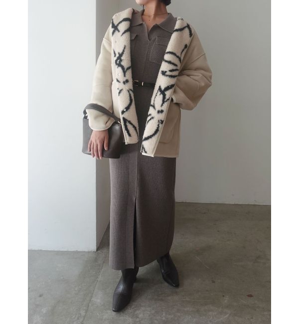 LAGUNAMOON「【REVIVAL】リバーシブルボアブルゾン」|その他|