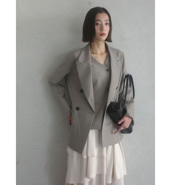 LAGUNAMOON「ティアードスカートドッキングベストワンピース」|ワンピース|