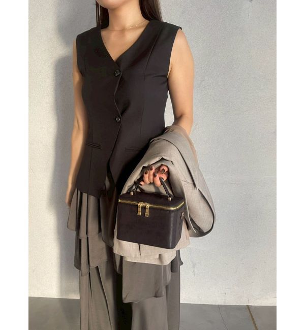 LAGUNAMOON「ティアードスカートドッキングベストワンピース」|ワンピース|