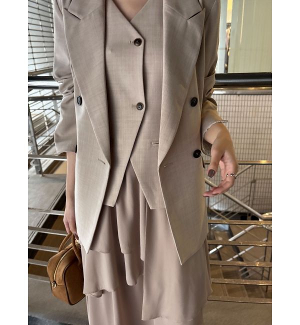 LAGUNAMOON「ティアードスカートドッキングベストワンピース」|ワンピース|