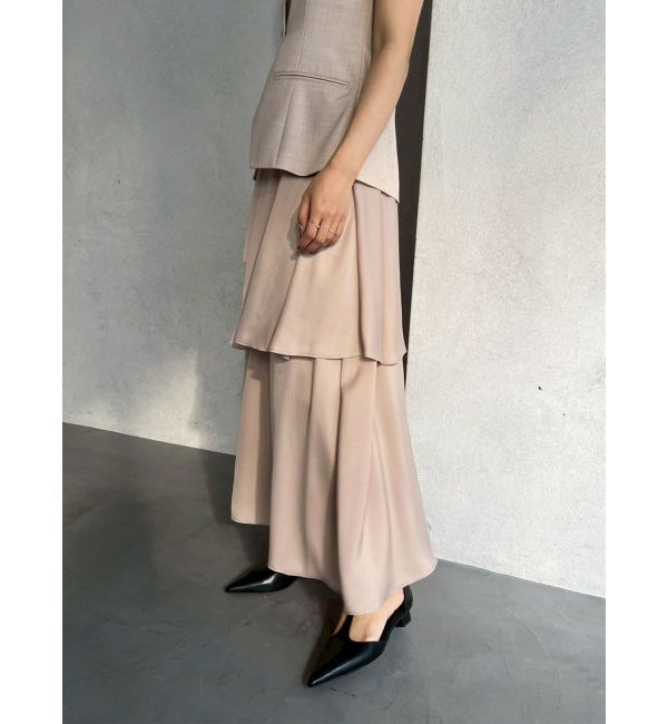 LAGUNAMOON「ティアードスカートドッキングベストワンピース」|ワンピース|