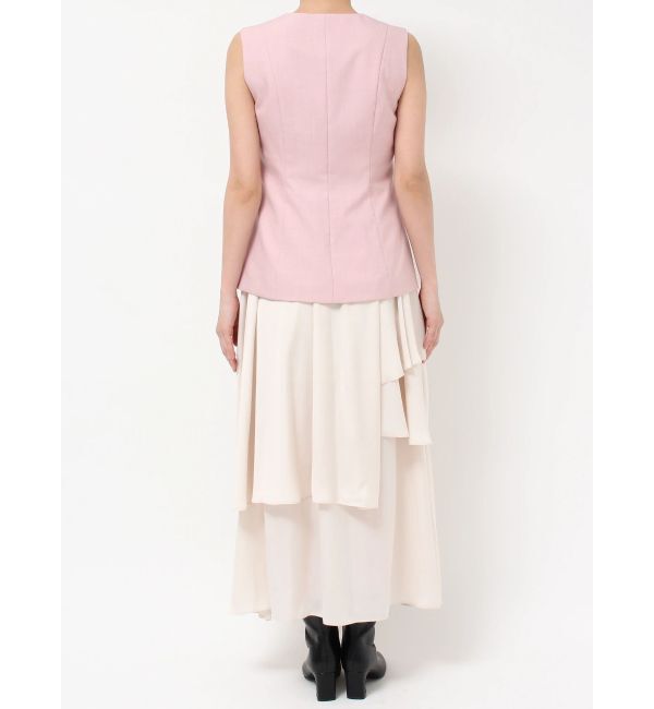 LAGUNAMOON「ティアードスカートドッキングベストワンピース」|ワンピース|