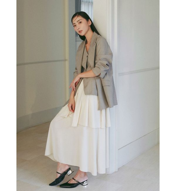 LAGUNAMOON「ティアードスカートドッキングベストワンピース」|ワンピース|