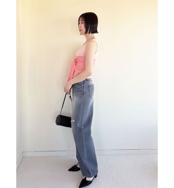 LAGUNAMOON「リップドデニムパンツ」|デニム|