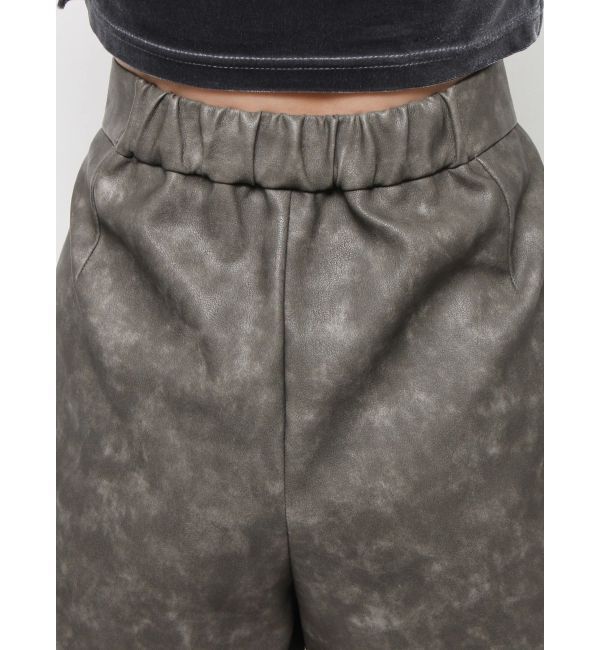 EVRIS「フェイクレザーショートパンツ」|その他|