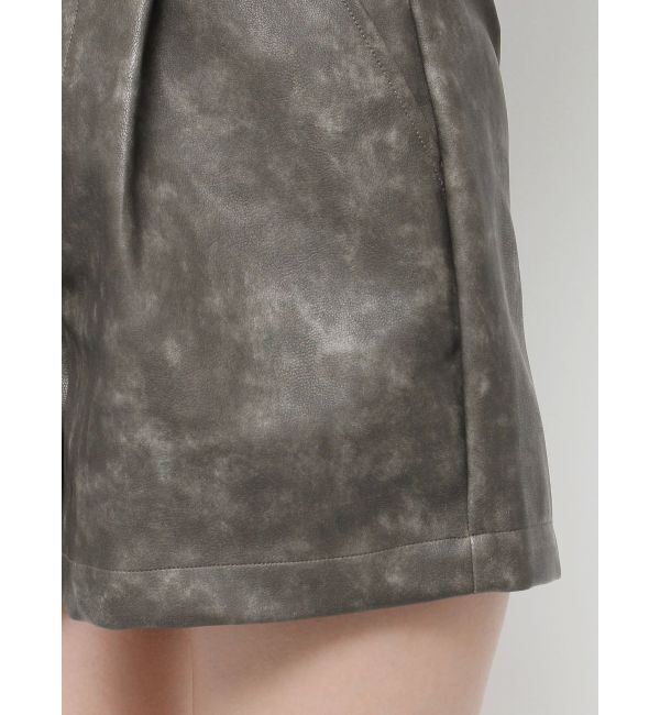 EVRIS「フェイクレザーショートパンツ」|その他|