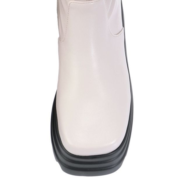 EVRIS「プラットフォームストレッチロングブーツ」|ロングブーツ|